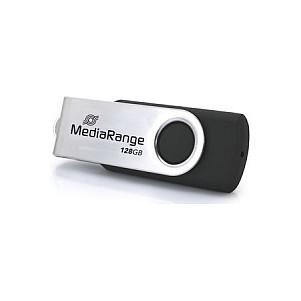 USB Flash Drive MediaRange MR1954 / 128GB / USB 3.2 Gen 1 USB-C / 80MB/s Read 25MB/s Write - Zezë/Argjend - 2