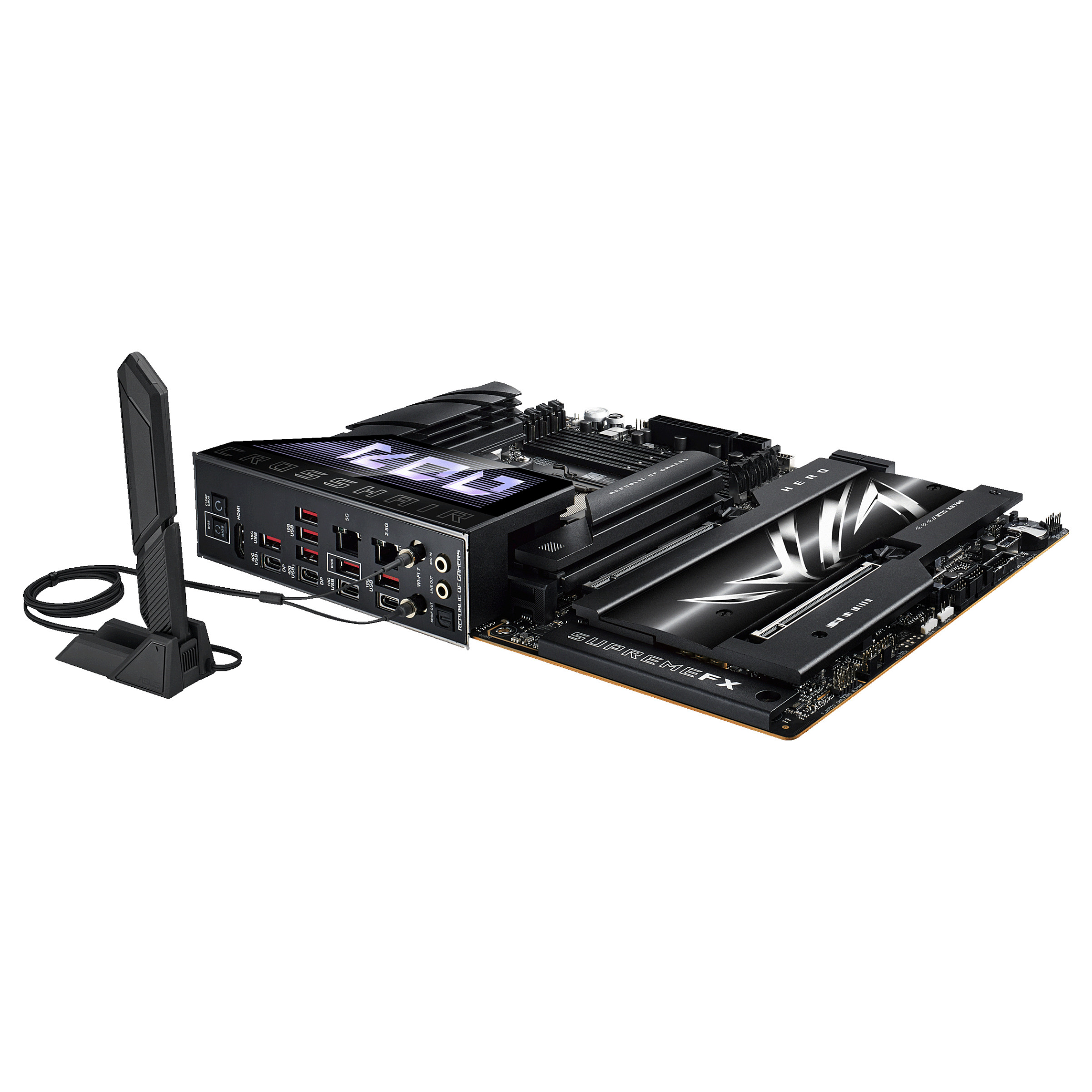 Pllakë Amë ASUS ROG CROSSHAIR X870E HERO AM5 ATX - 10