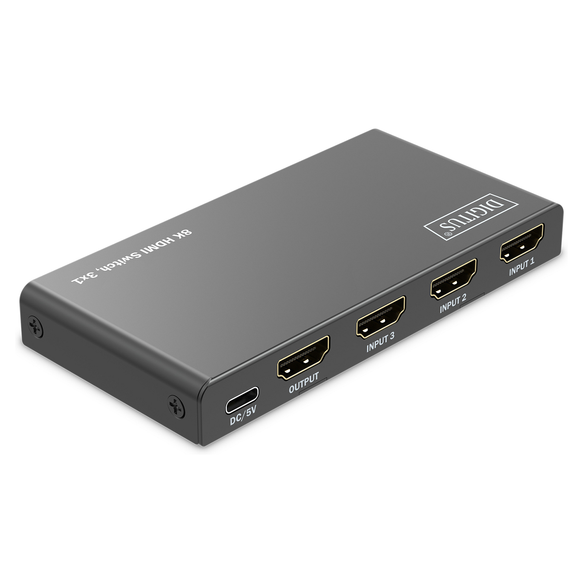 Switch DIGITUS HDMI 3x1 / 8K/60Hz / HDR / HDCP 2.3 - 2