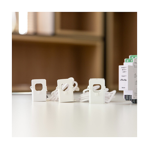 Smart Relay with 3x120A Terminals Shelly Pro 3EM 120A  Wi-Fi/LAN / Measurement Function - 5