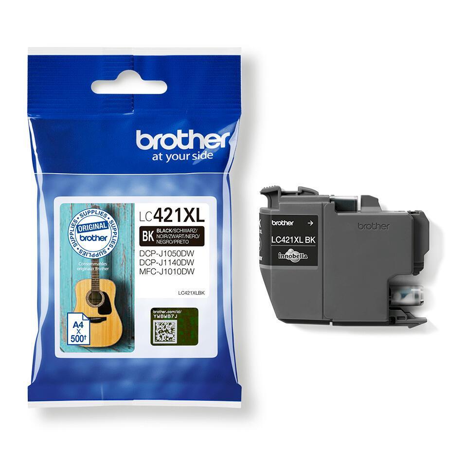 INK Brother LC-421XLBK / 500 faqe / XL - Zezë - 2