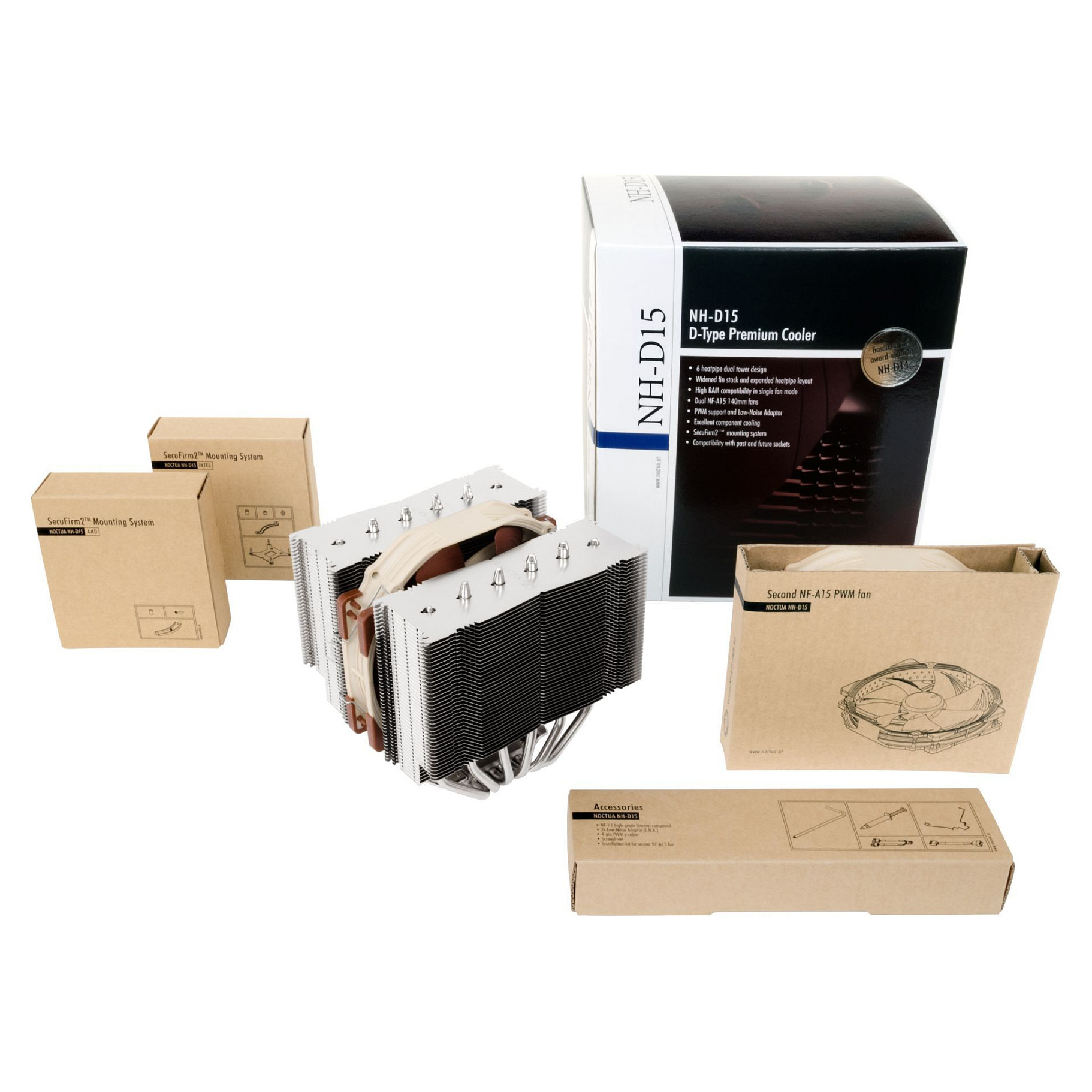 Ftohës për Procesor NOCTUA K Cooler Multi NOCTUA NH-D15 |1700. 1200. 115x. AM3/4/5. 2011. 2066 - 2
