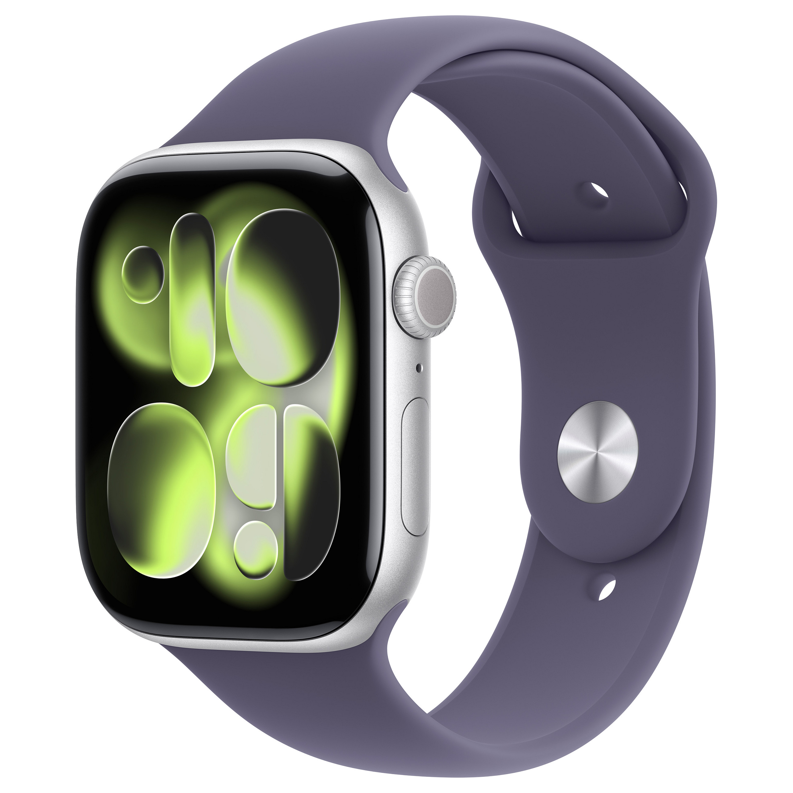 Apple Watch S11 / 46mm / Cellular / Aluminium Silver Band with Fog Violet Sport Band– M/L - 1