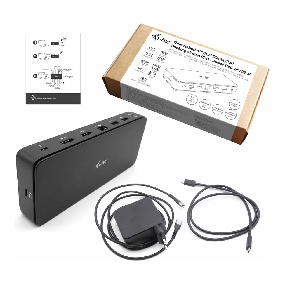 Docking Station D I-TEC TB4 GEN 3 2X DISPLAY - 8