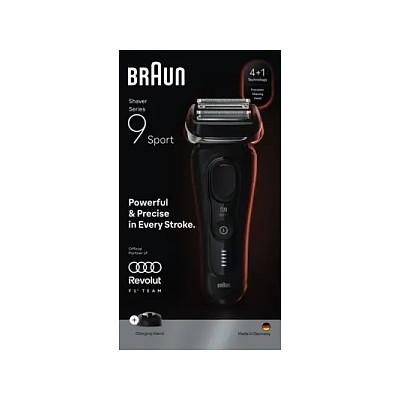 Makinë e Rrojës Braun Series 9 Sport 9110s, 4+1, Wet & Dry, 60 Min - Zezë - 3