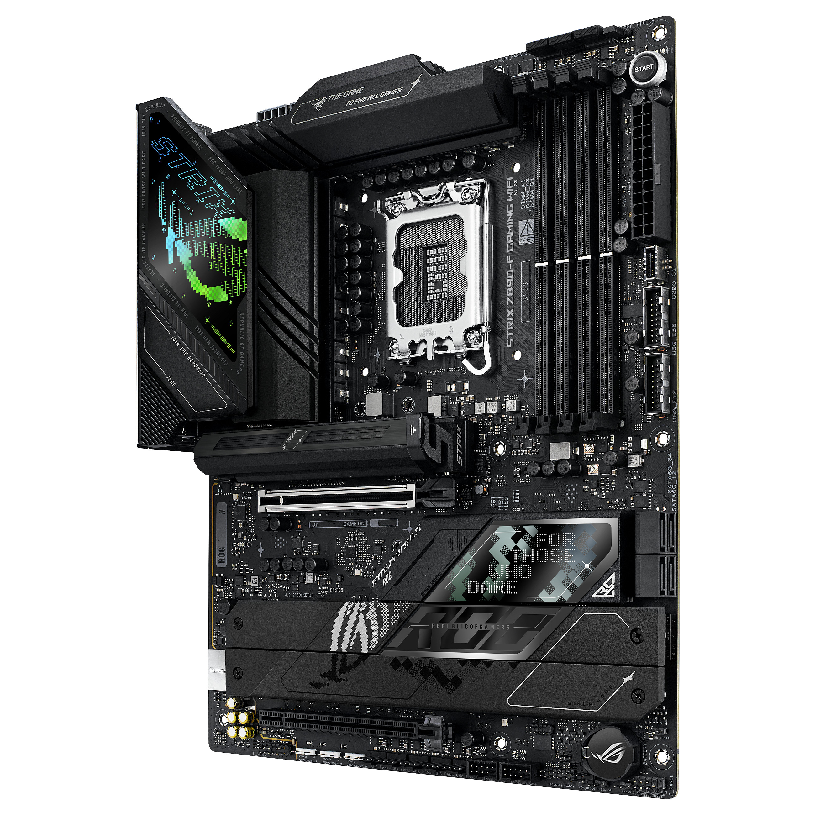 Pllakë Amë MB Intel ASUS ROG STRIX Z890-F GAMING WIFI / LGA 1851 / DDR5 / HDMI+DP - 8