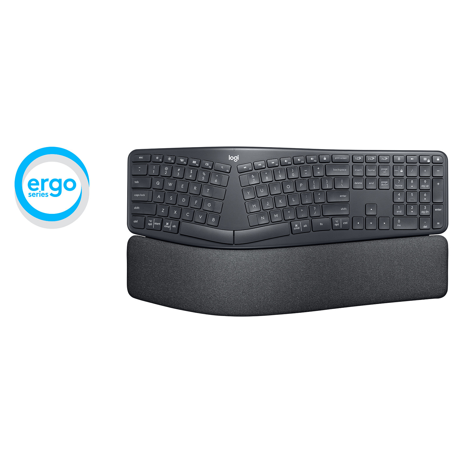 Tastierë pa kabllo Ergonomike Logitech ERGO K860 / QWERTZ – Zezë - 4