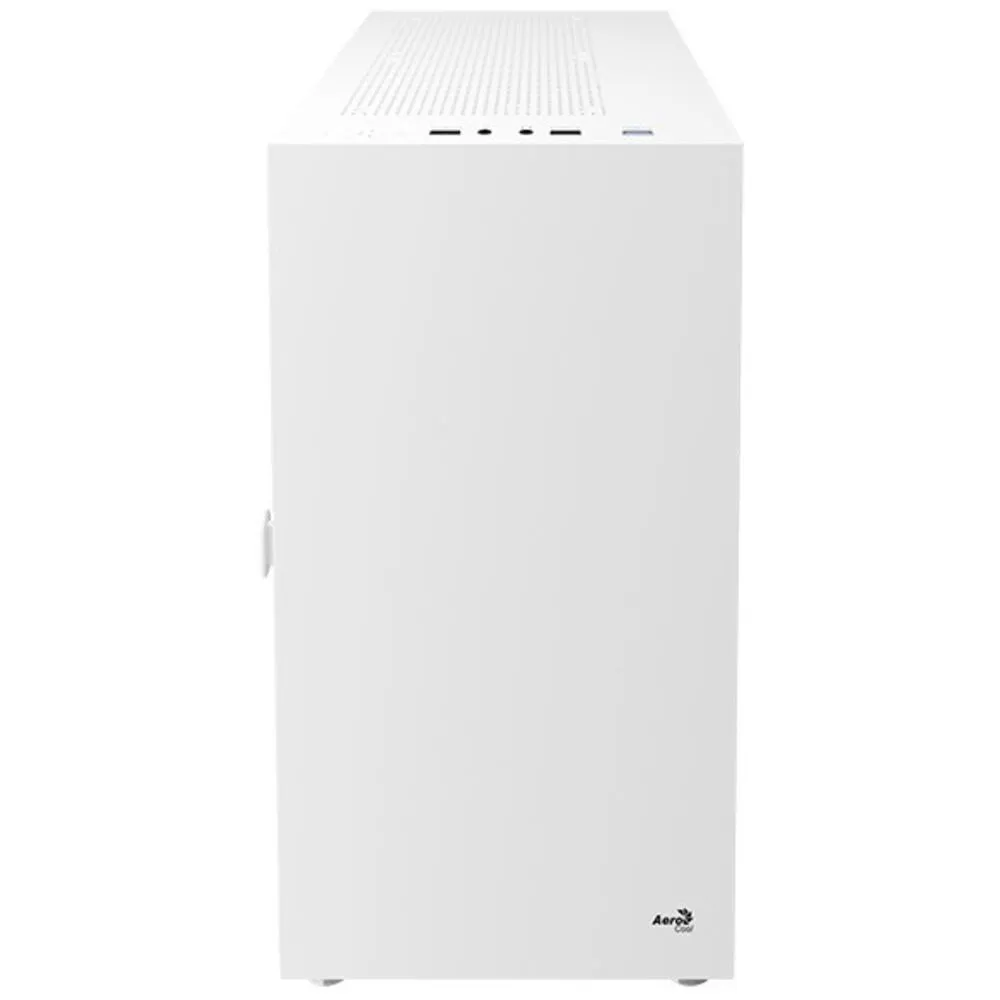 Kasë PC Aerocool CS-111-G-WT-v1 / Mini Tower / Micro-ATX + Mini-ITX / 1x 120mm Rear Fan / Tempered Glass - Bardhë - 1