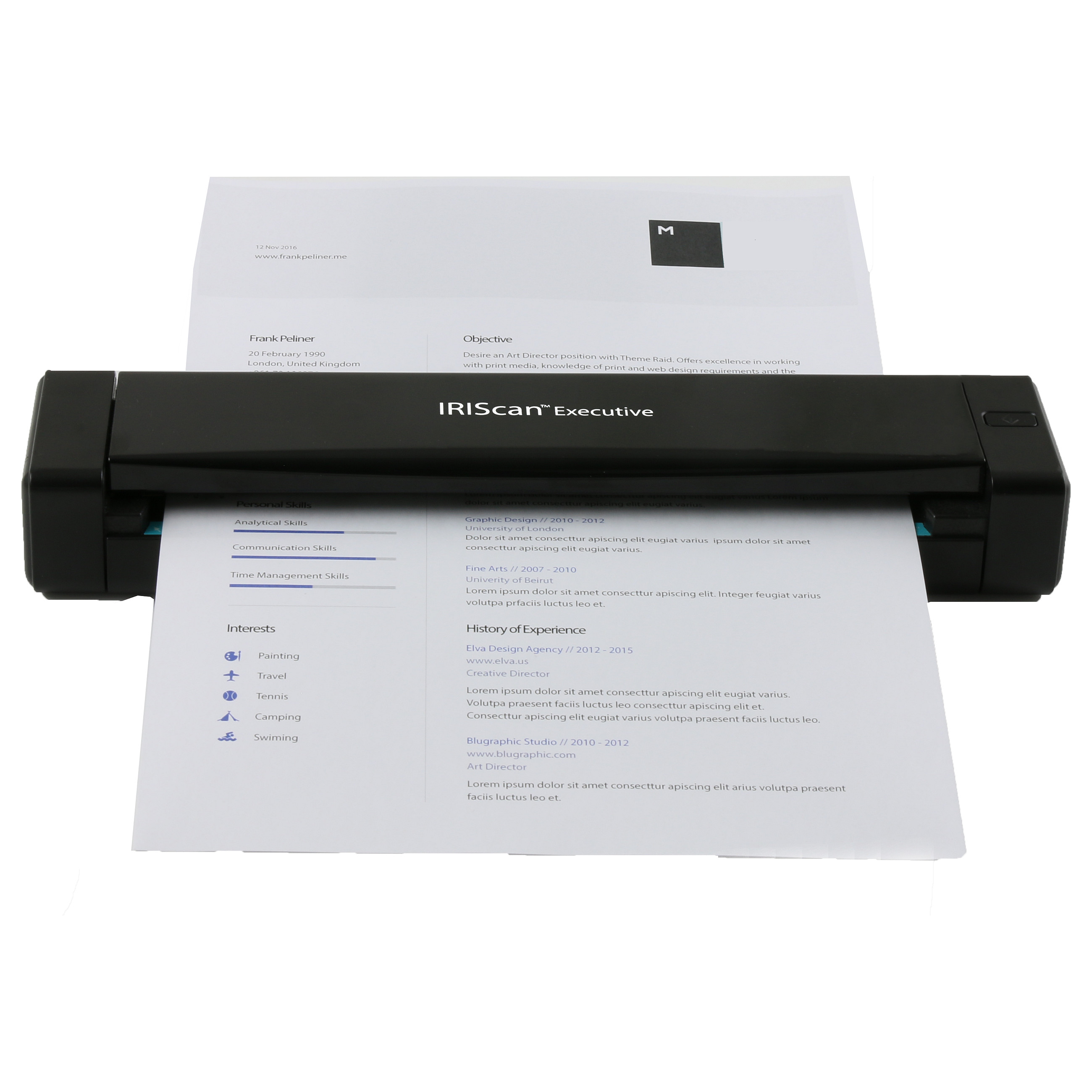 Skaner IRIS Scan Executive 4 Duplex / Win. 600dpi - Zezë - 2