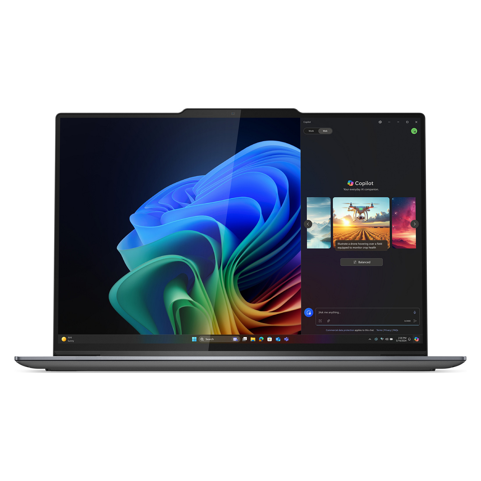 Laptop Lenovo AI ThinkPad X9-14 G1 21QA / Ultra 5 228V / 32GB LPDDR5 / 512GB / 14" WUXGA OLED / Intel Arc Graphics 130V / DE  / Gri - 7