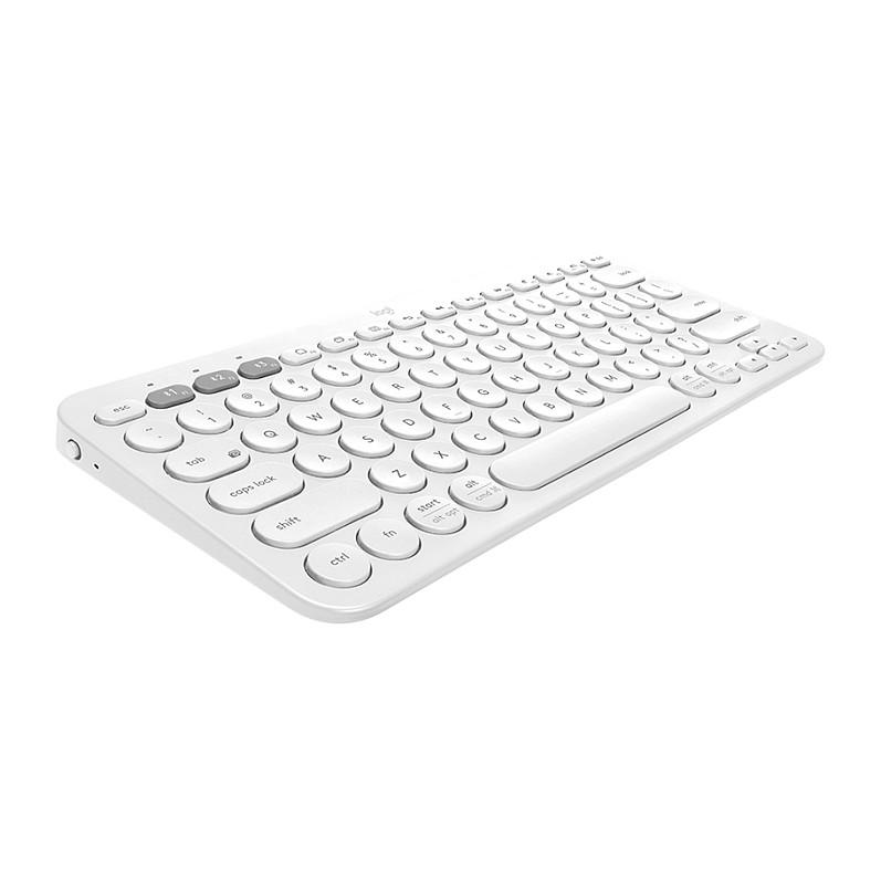 Tastierë pa kabllo Logitech K380 Multi-Device / QWERTZ (DE) / Mini / Bluetooth / 80% / Rubber Dome / 3 Pajisje – Bardhë - 2