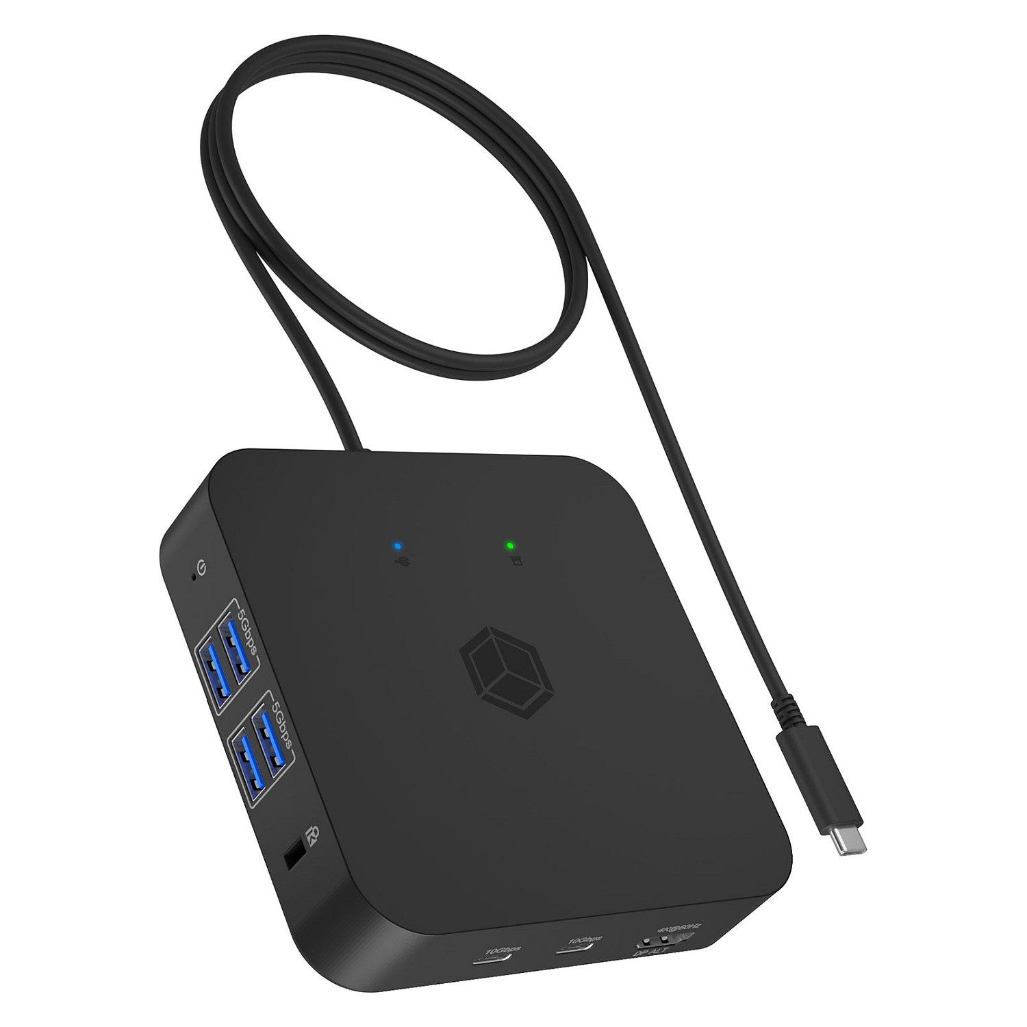 Docking Station ICY BOX IB-DK4090-C / 4x USB-A / 3x USB-C / 3x HDMI / Ethernet / Audio / 85W PD – Zezë