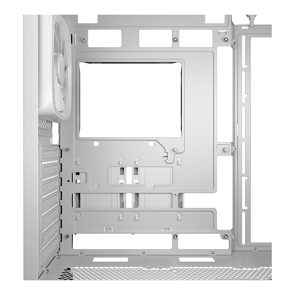 Kasë Sharkoon AK5M RGB ATX 1xMetal - Bardhë - 9