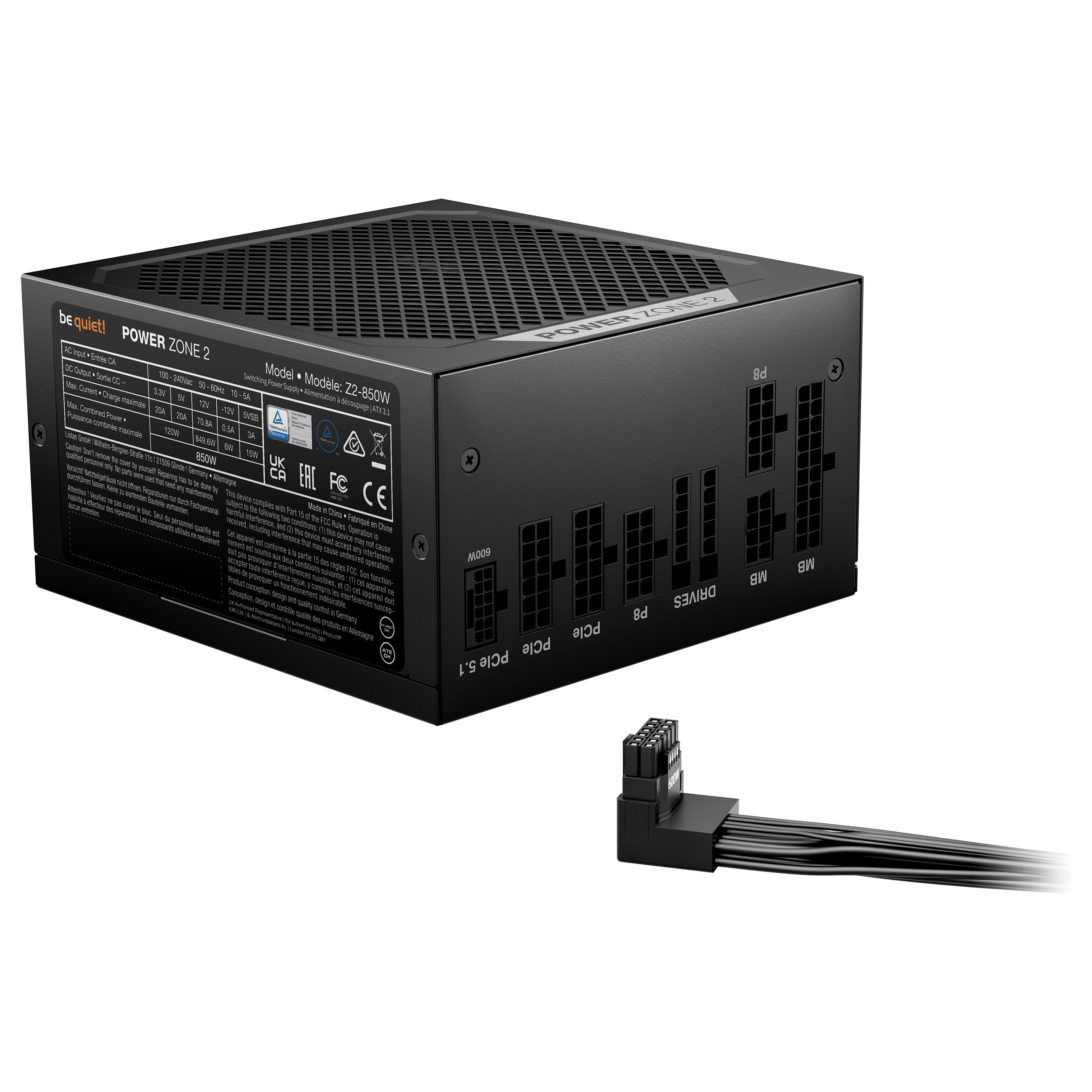 Furnizues Energjie PSU 850W be quiet! Power Zone 2 - 2