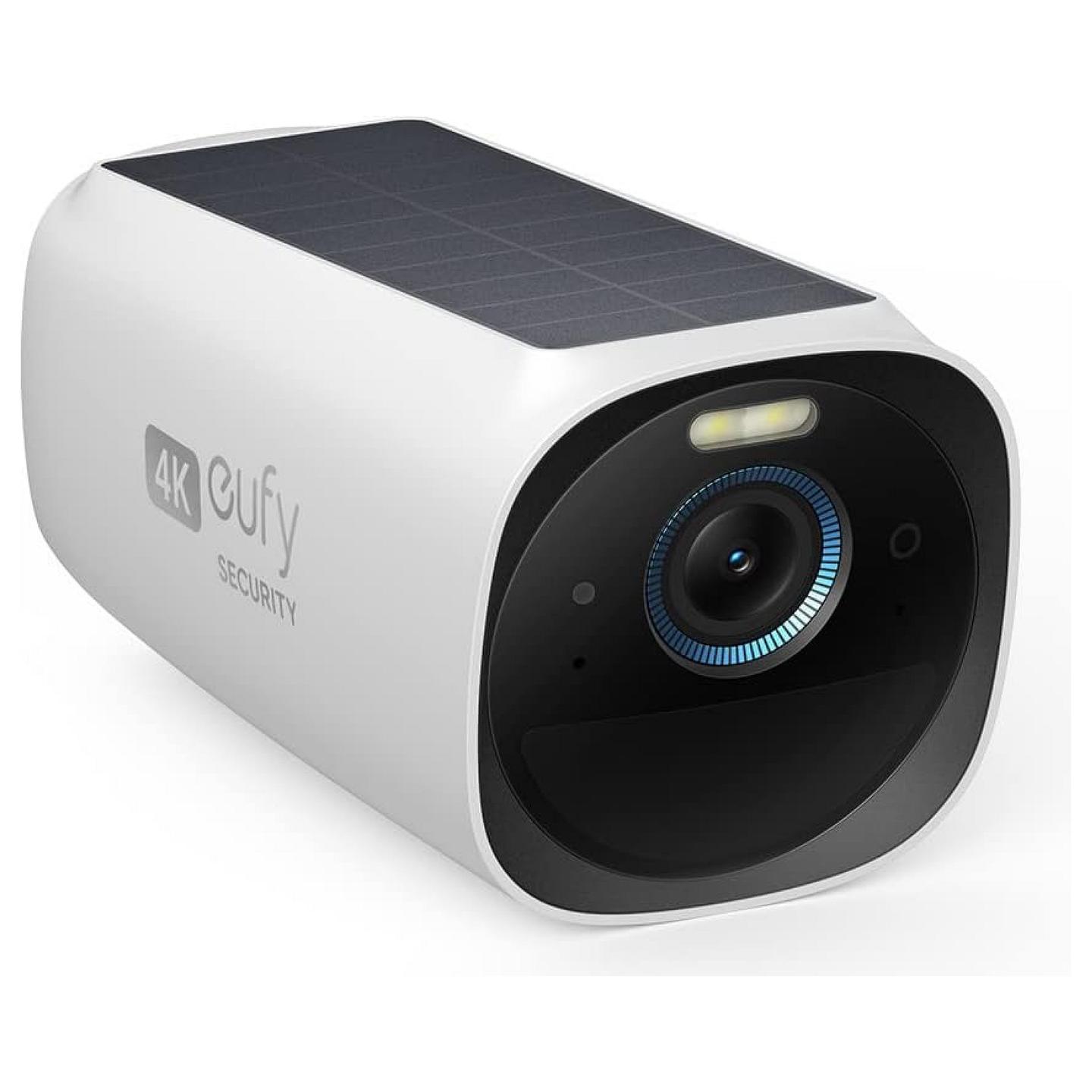 Kamerë Sigurie IP CCTV Anker Eufy eufyCam S330 (eufyCam 3), 4K 8MP, 135°, Wi-Fi 2.4 GHz, Solar, IP67 - Zezë/Bardhë