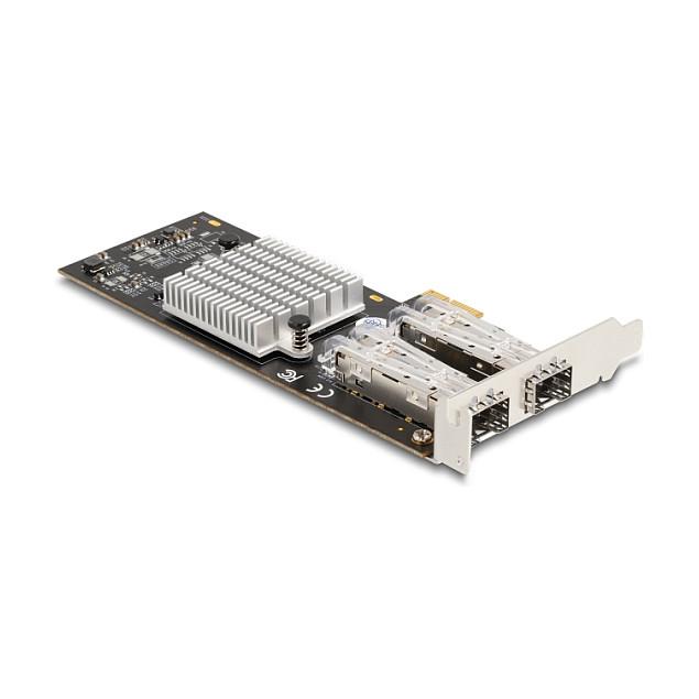 Karta të Rrjetit Delock 88336 / PCIe 2.1 x1 / 2x Gigabit LAN SFP / 1000Mbps / Intel i350 / Low Profile - 2