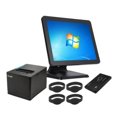 AIO OCOM POS / i5-5200 / 8GB / 128GB / IoT/ 15" Touch  + Printer Termal Ocom OCPP-80S / 80MM + 4x Byzylyk Manshete 125Khz + Lexues Kartelash RFID R20D 125khz 