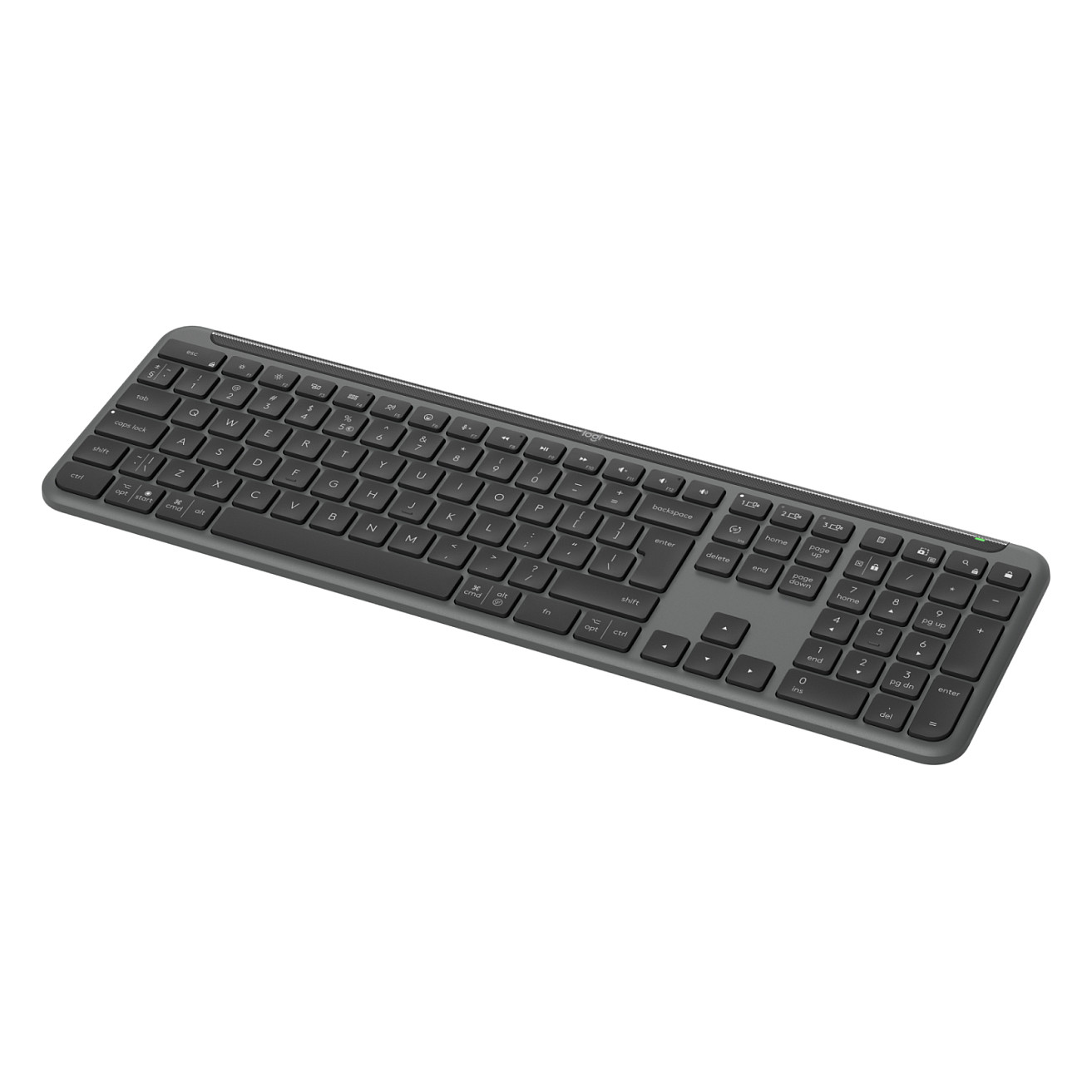 Tastierë Pa kabllo Logitech Signature Slim K950 / Full-Size / Scissor Switch / Bluetooth + 2.4 GHz / Logi Bolt USB Receiver / QWERT US - Grafit
