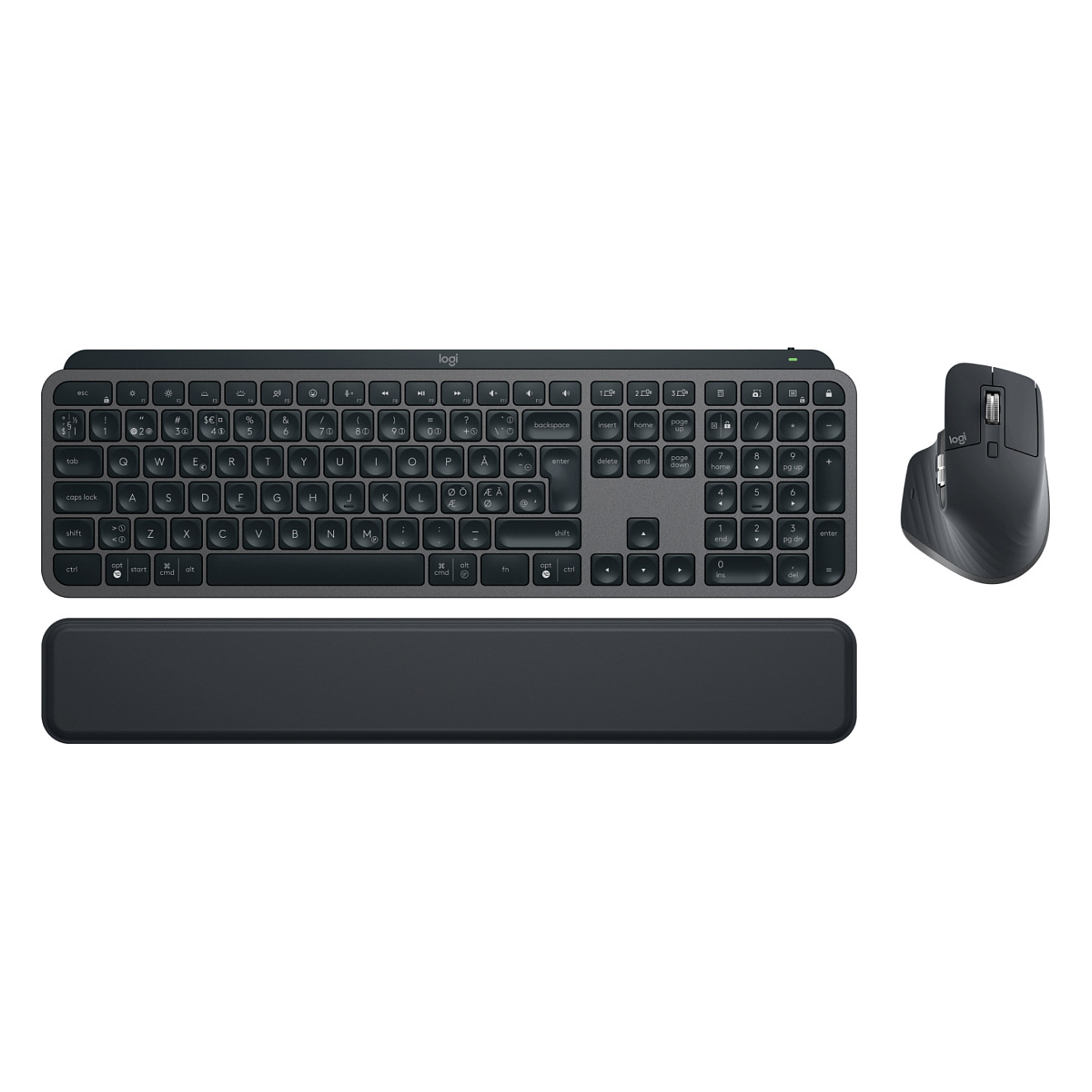 Combo (Tastierë & Maus) Logitech MX Keys S / Wireless Bluetooth & Logi Bolt / Multi-Device / MX Master 3S – Zezë
