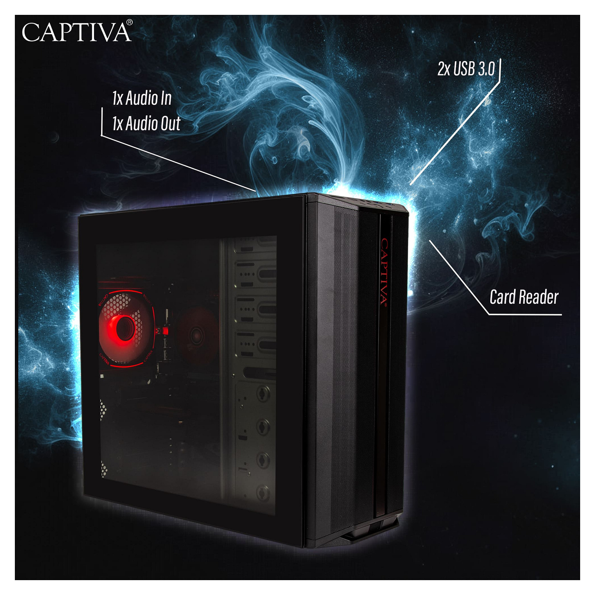 Kompjuter Gaming Captiva Advanced Gaming R92-769 / AMD Ryzen 7 5700X / 32GB DDR4 / 1TB / RTX 5060 Ti 8GB - Zezë - 6