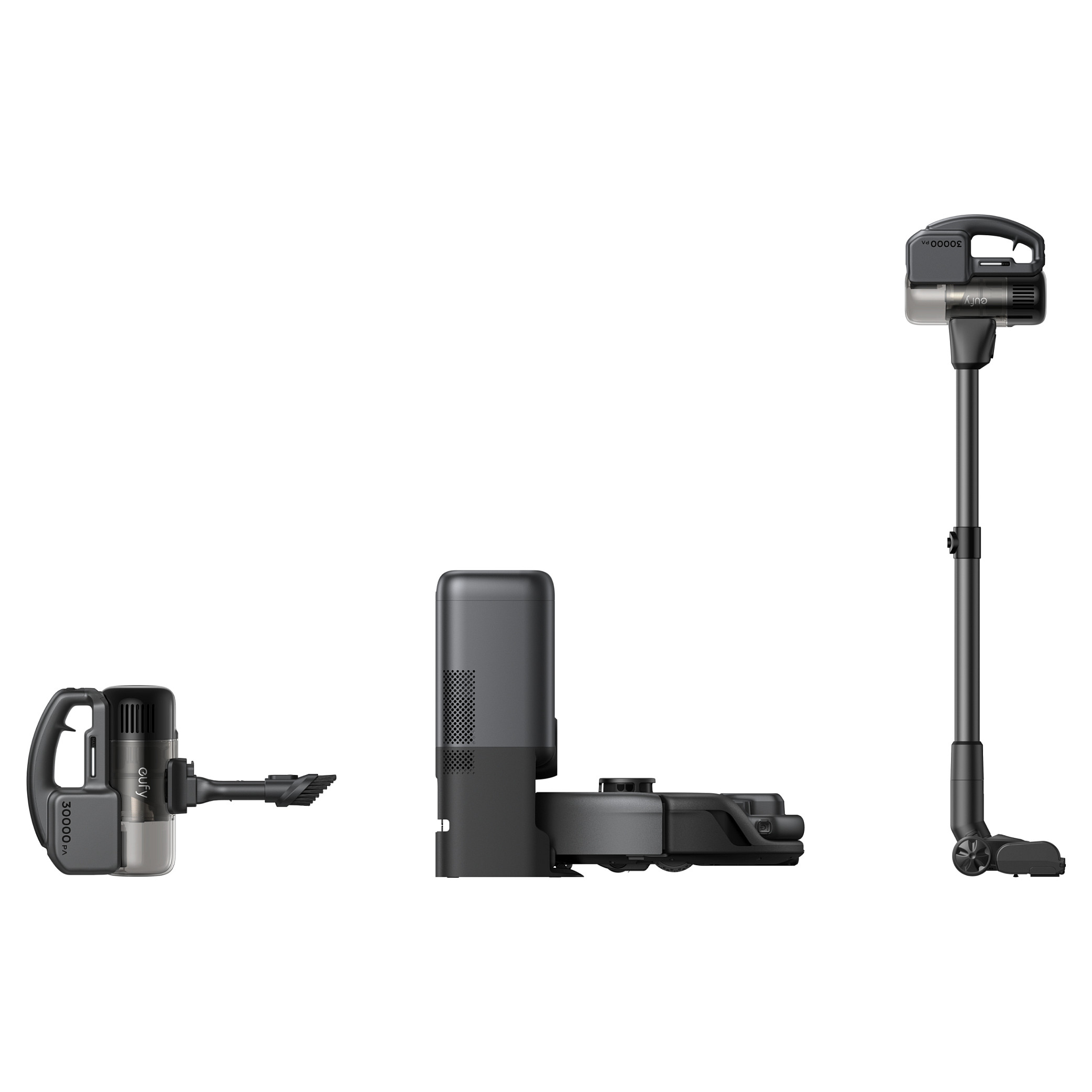 Fshesë me vakum 3-në-1 E20 Robot Stick & Handheld Vacuum Cleaner - Zezë - 4