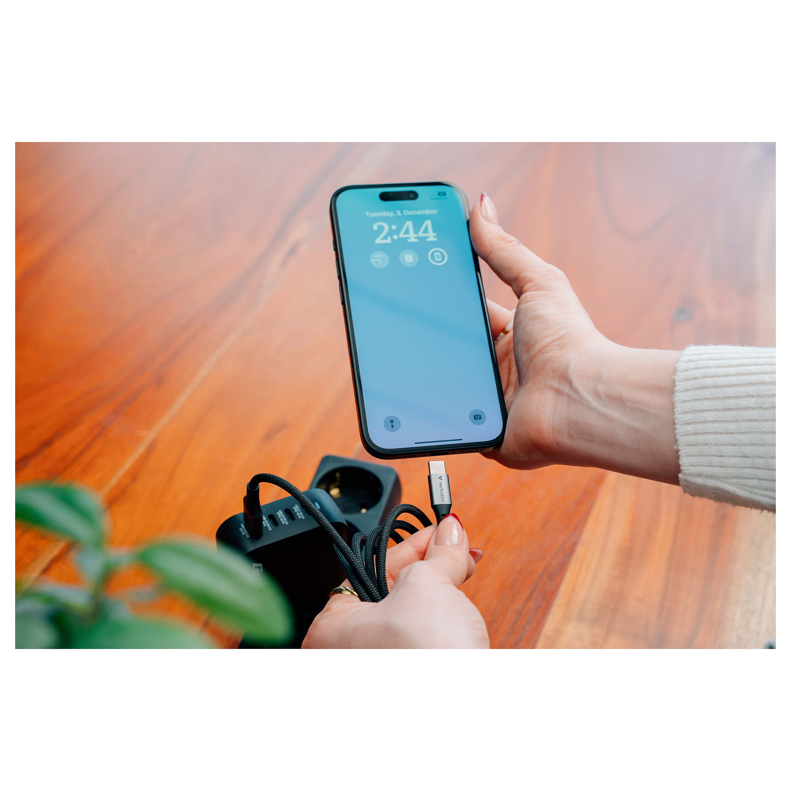 Kabllo USB Verbatim Sync & Charge / USB-C in USB-C / 60W / 120cm - 4