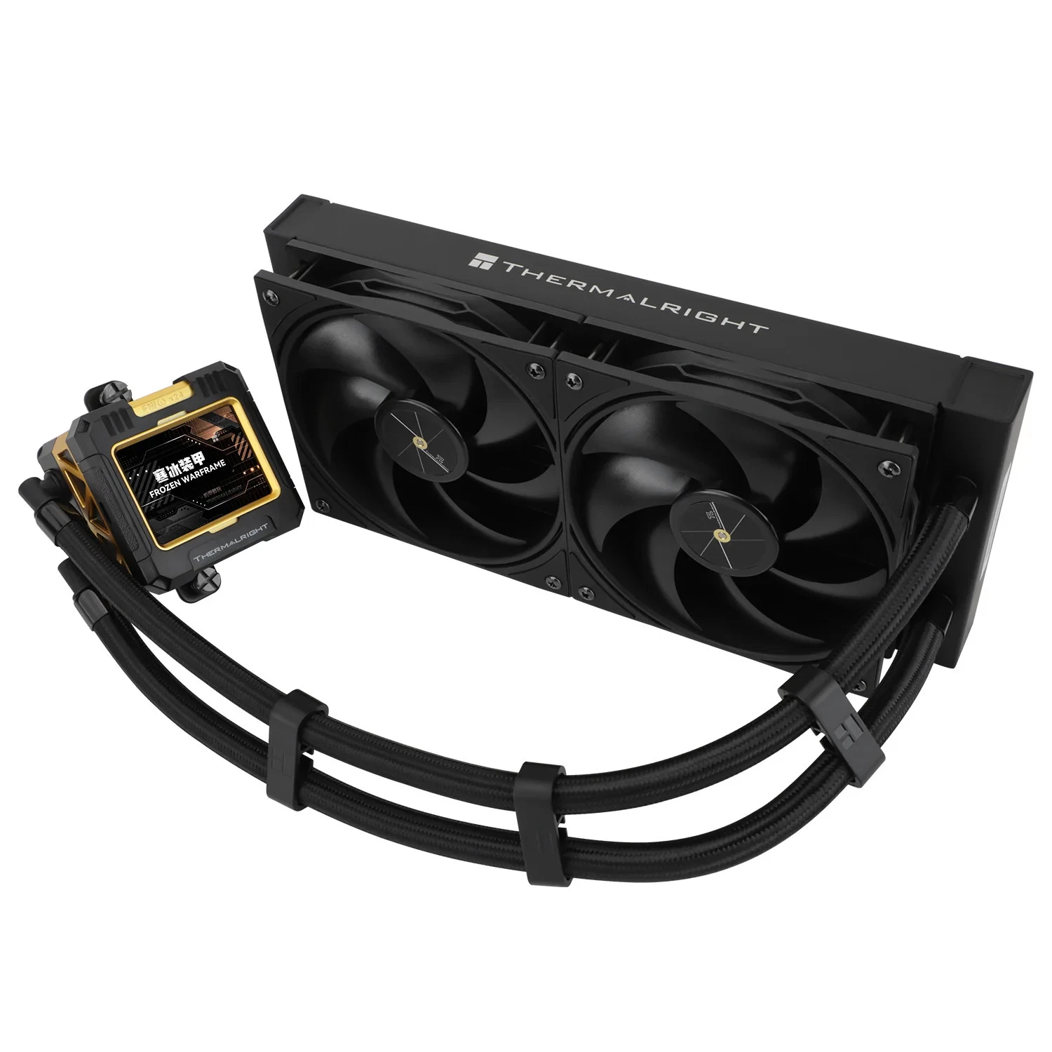 Ftohës për Procesor Thermalright Frozen Warframe 240 / AIO / 2x120mm / LCD / 2000RPM - Zezë - 3