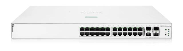 Switch HP Instant On 1930 24G, 24x Gigabit PoE+, 4x SFP+, 370W PoE - Bardhë  - 1