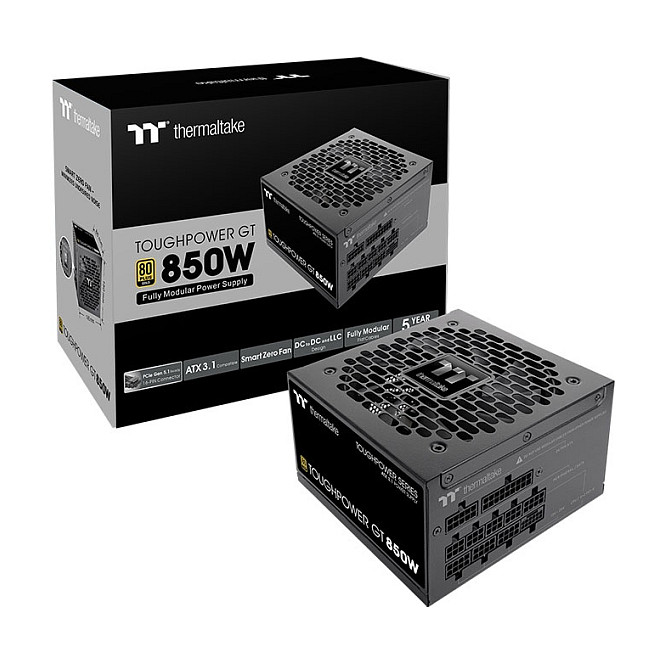 Furnizues Energjie Thermaltake Toughpower GT 850W / 850W / ATX 3.1 / 80 PLUS Gold / Fully Modular - Zezë - 6