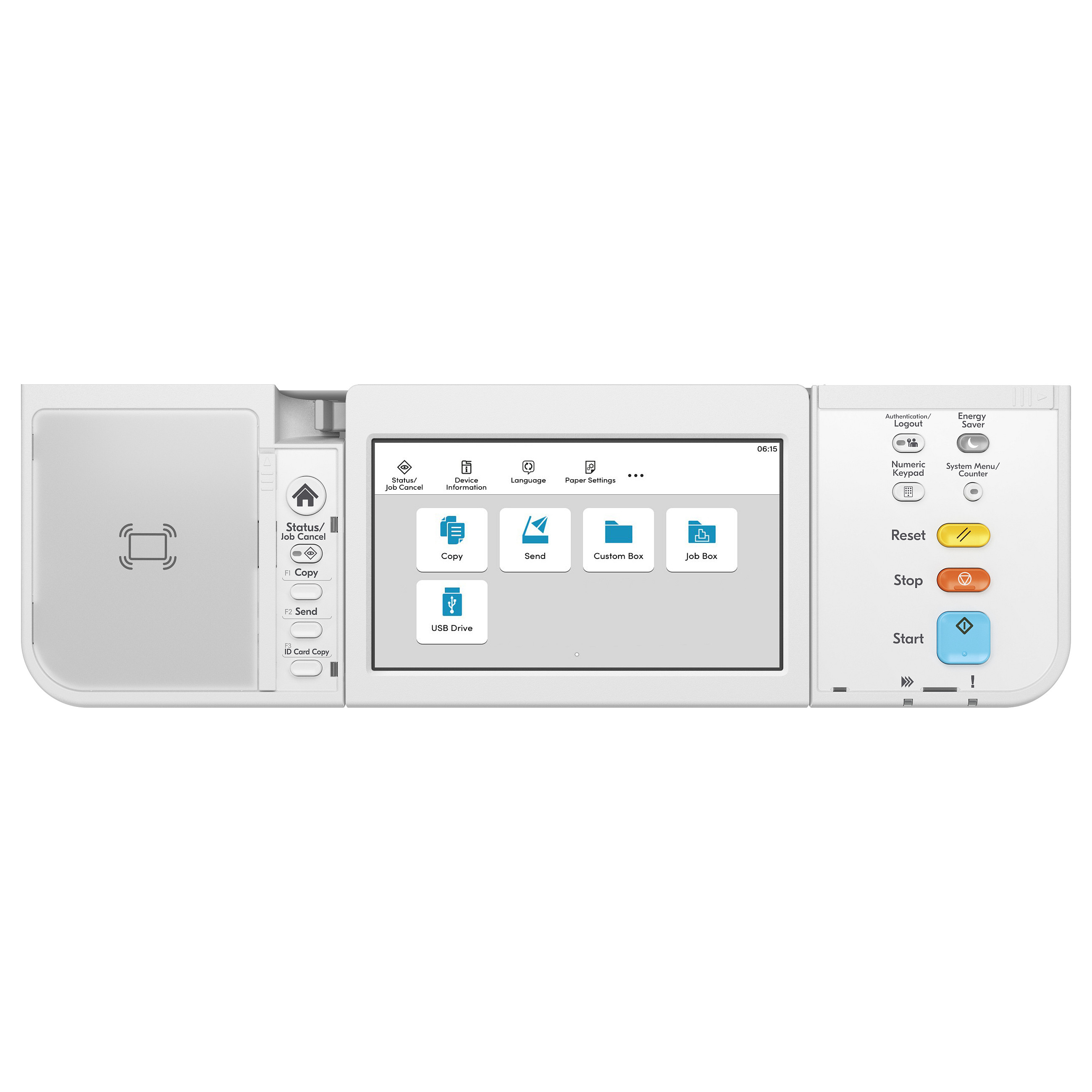 Printer Multifunksional Kyocera ECOSYS MA4500ix 3in1 / 45ppm - Bardhë/Zezë - 5