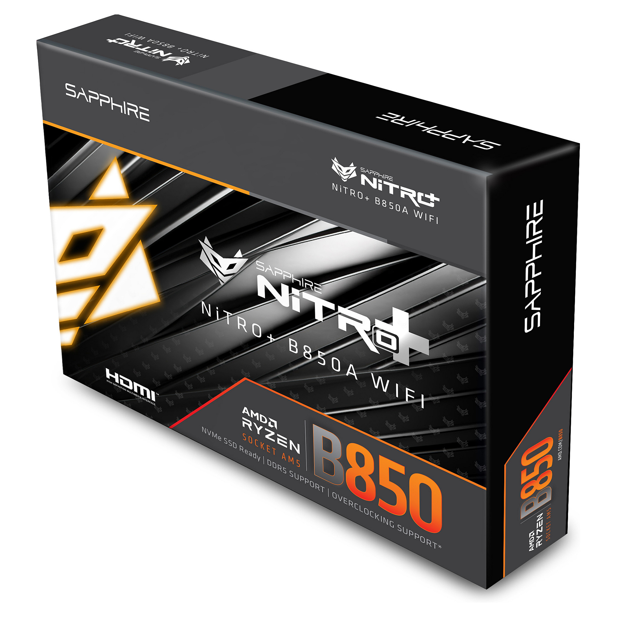 Pllakë Amë AMD AM5 SAPPHIRE NITRO+ B850A / DDR5 / ATX / HDMI+DP - 7