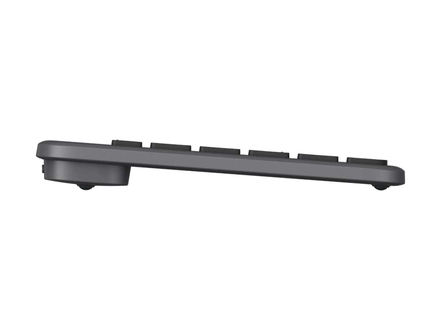 Tastierë Pa kabllo Logitech Signature Slim Solar+ K980 / 920-013756 / Paneli Diellor (Solar) / Lidhja Wireless 2.4GHz & Bluetooth / Bateri e Rinkarikueshme – Grafiti - 2