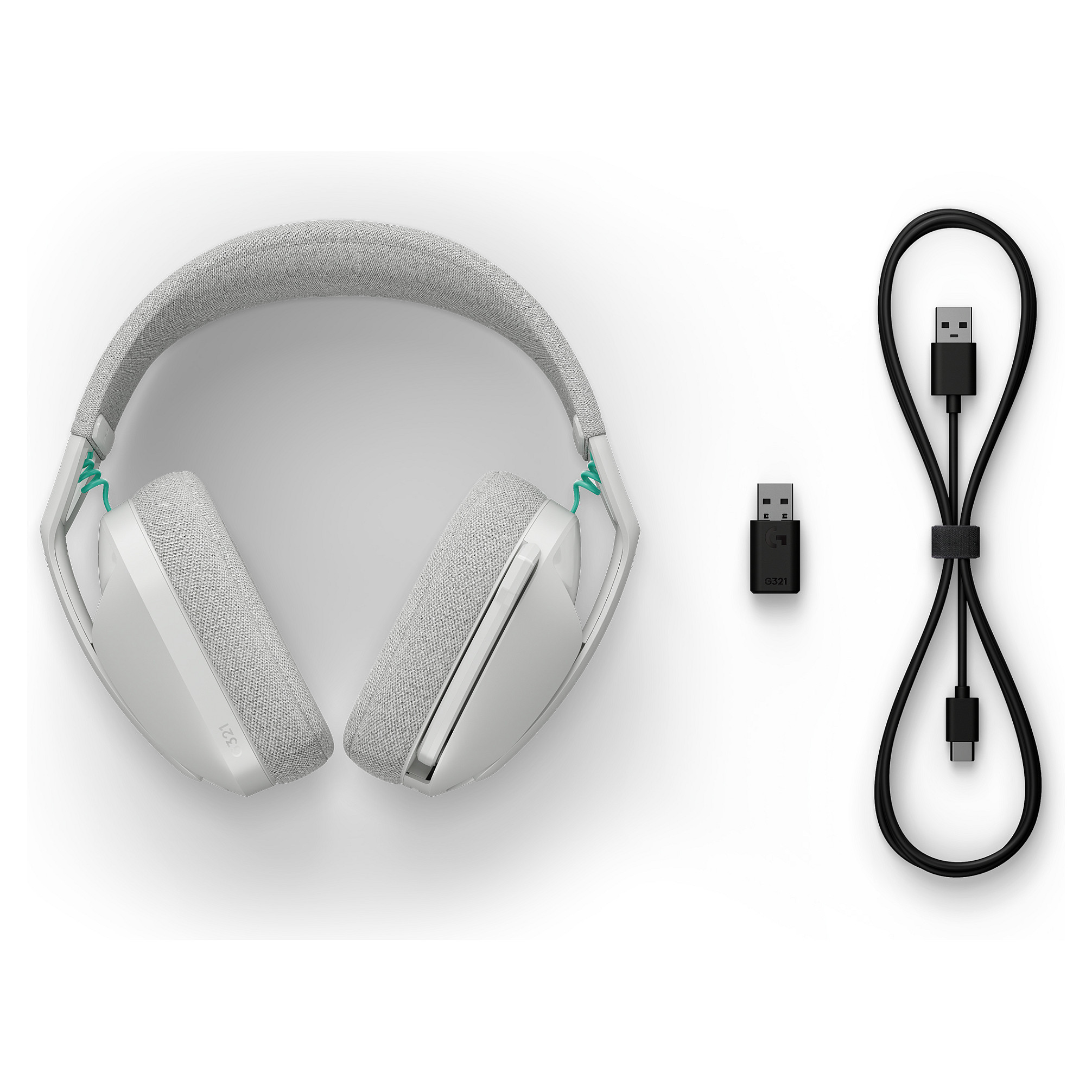 Kufje Gaming Logitech G321 Wireless - Bardhë - 7