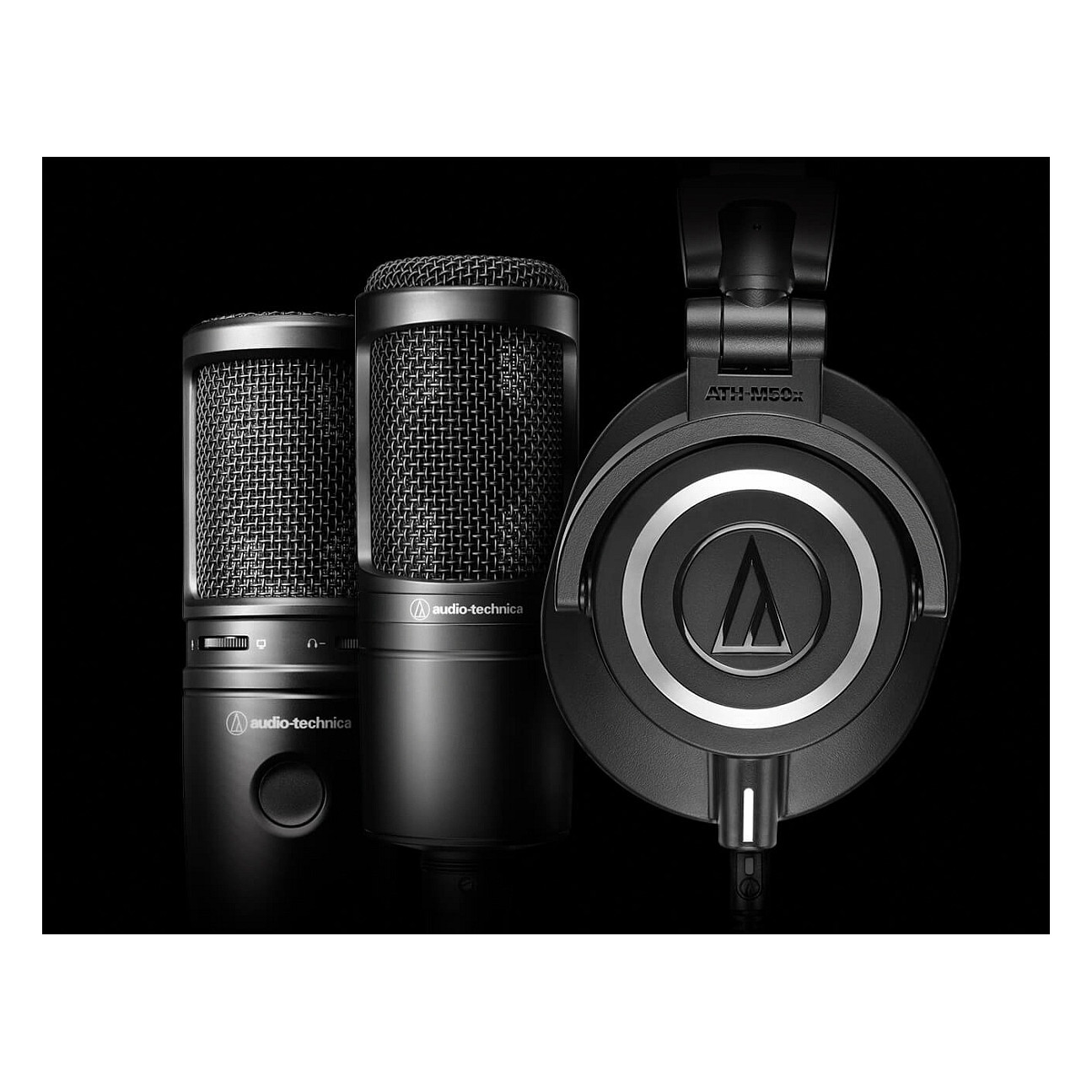 Kufje me kabllo Audio-Technica ATH-M50xSTS StreamSet / 3.5 mm + XLR / 2 m - Zezë - 5