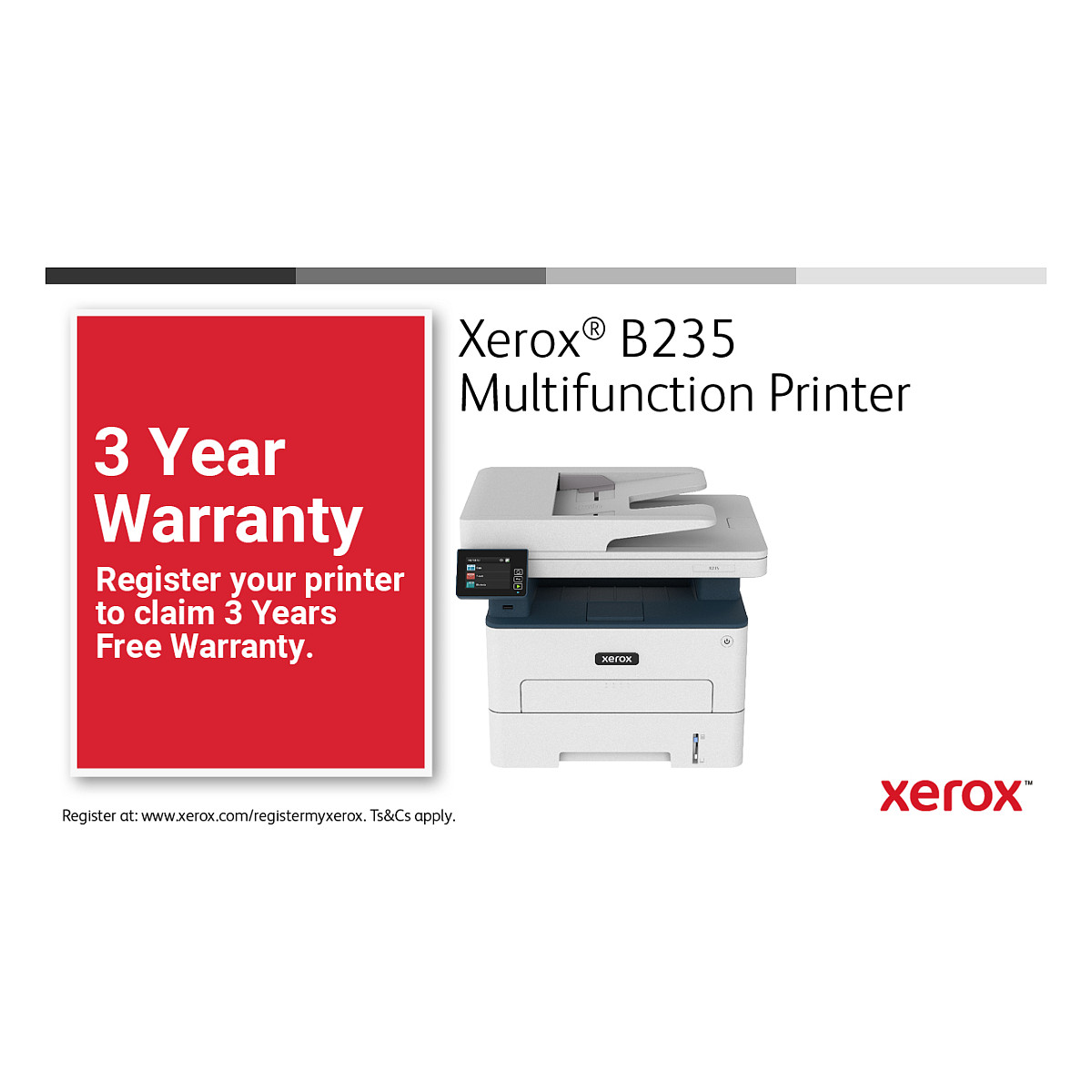 Printer Laser Xerox B235 / 4-in-1 / A4 / LAN WiFi / Duplex ADF - Bardhë - 10