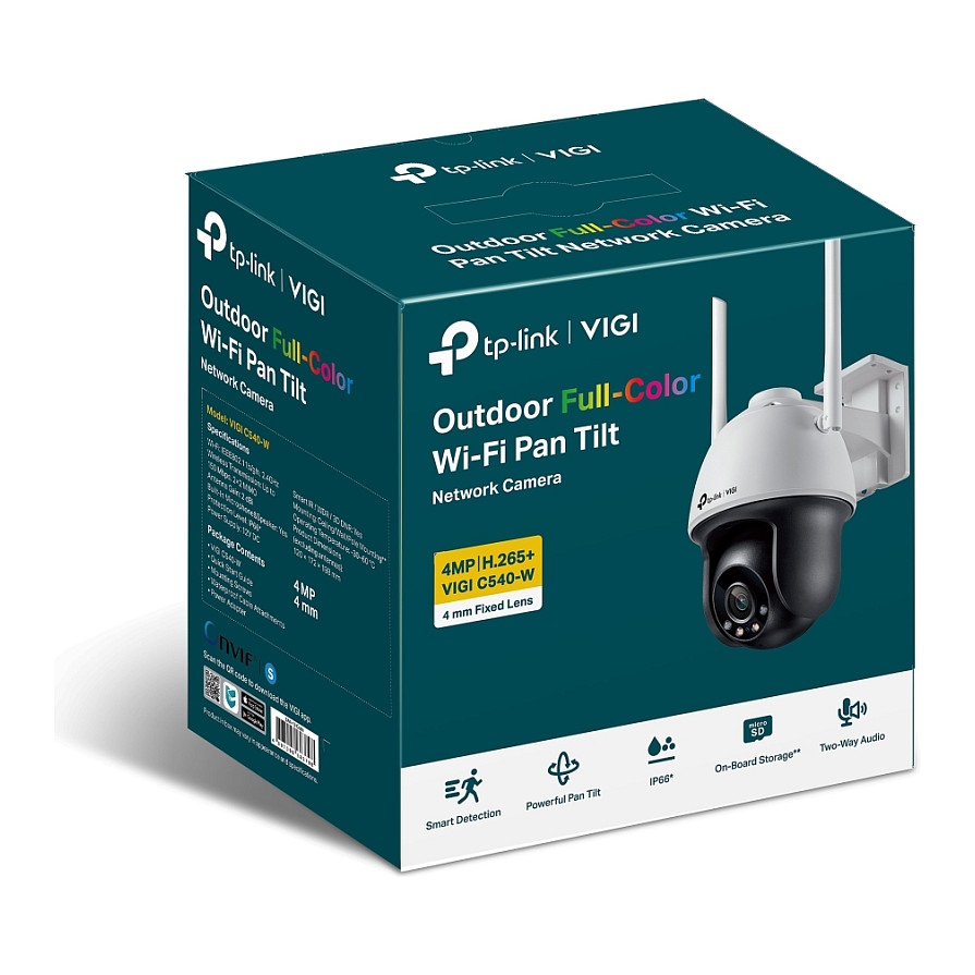 Kamera Sigurie IP CCTV TP-Link Omada IPCam VIGI C540-W(4mm) 4MP Full-Color - 8