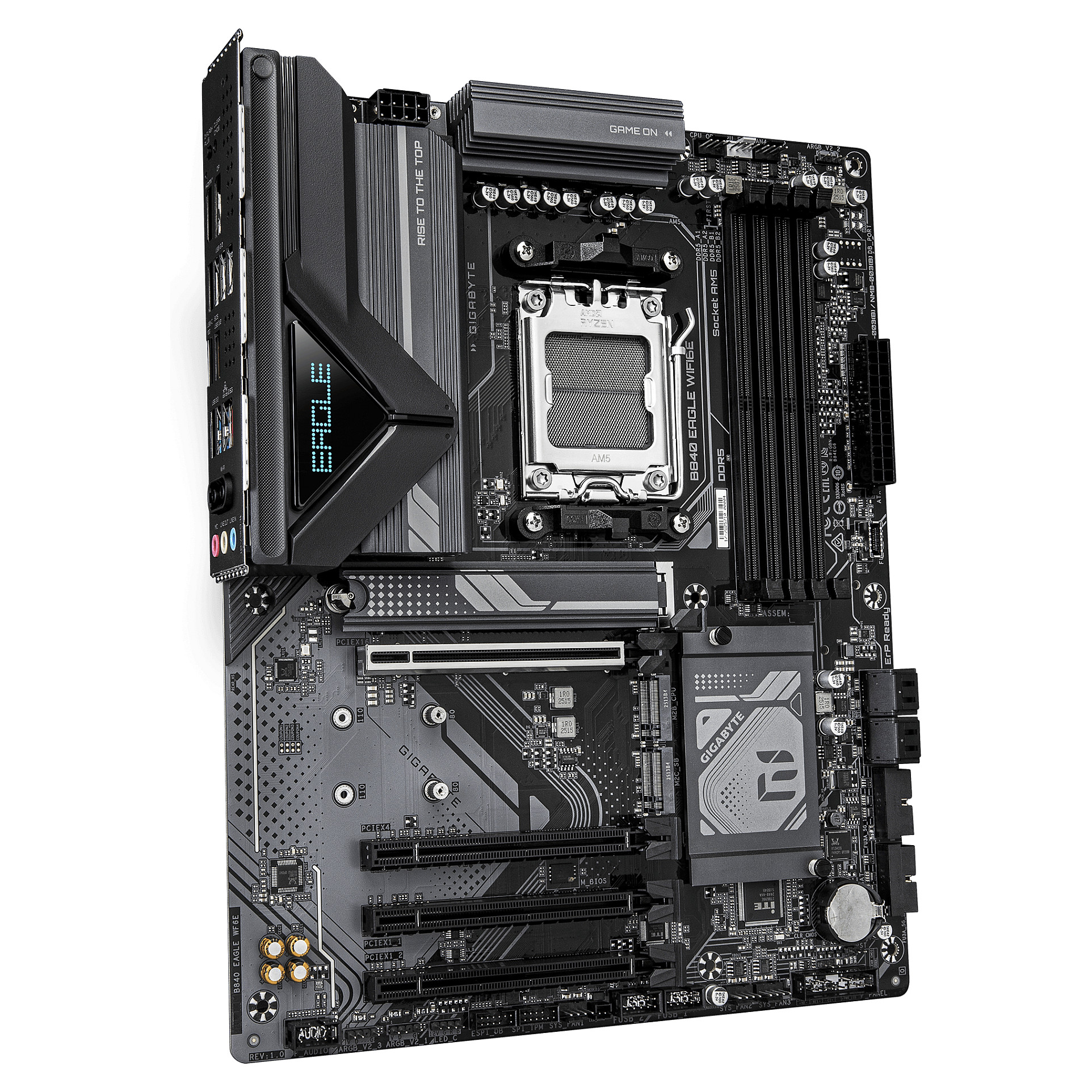 Pllakë Amë AMD AM5 Gigabyte GA-B840 EAGLE WF6E / DDR5 / HDMI+DP - 3