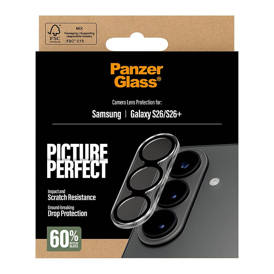 Mbrojtëse për Kamerë PanzerGlass PicturePerfect për Samsung Galaxy S26, S26+ - Transparente - 3