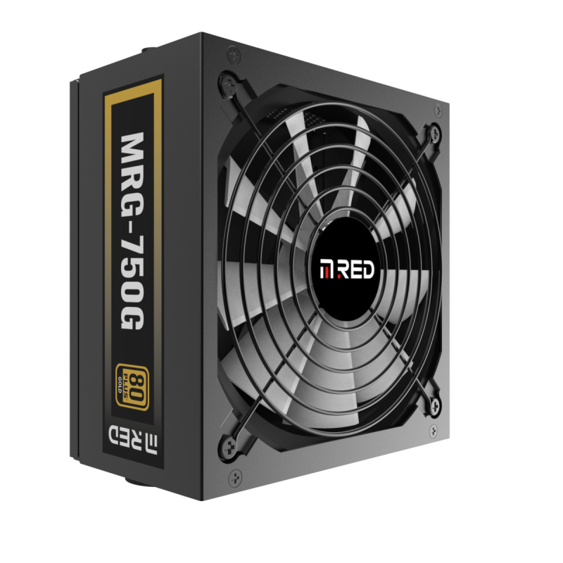Furnizues Energjie M.RED MRG-750G / 750W / ATX / 80 PLUS Gold / Modular – Zezë