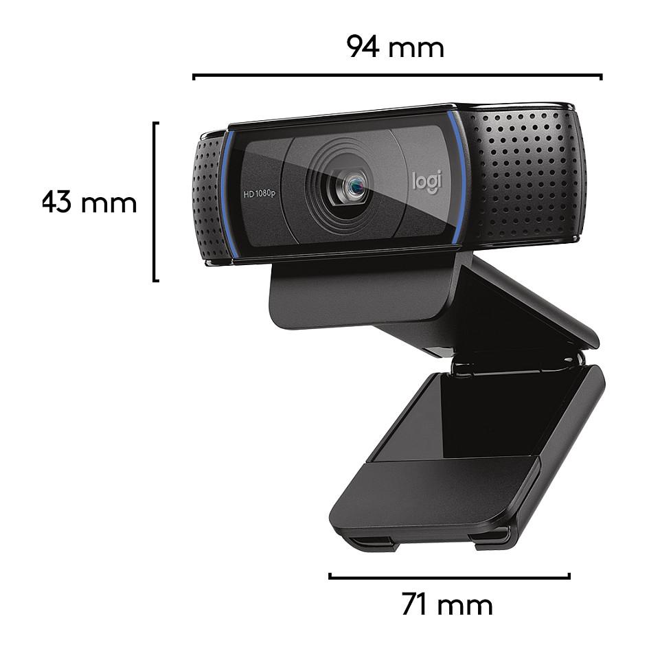 Webcam Logitech C920 HD Pro / Full HD 1080p / 78° / Autofokus / 2 Mikrofona / USB 2.0 - Zezë - 8