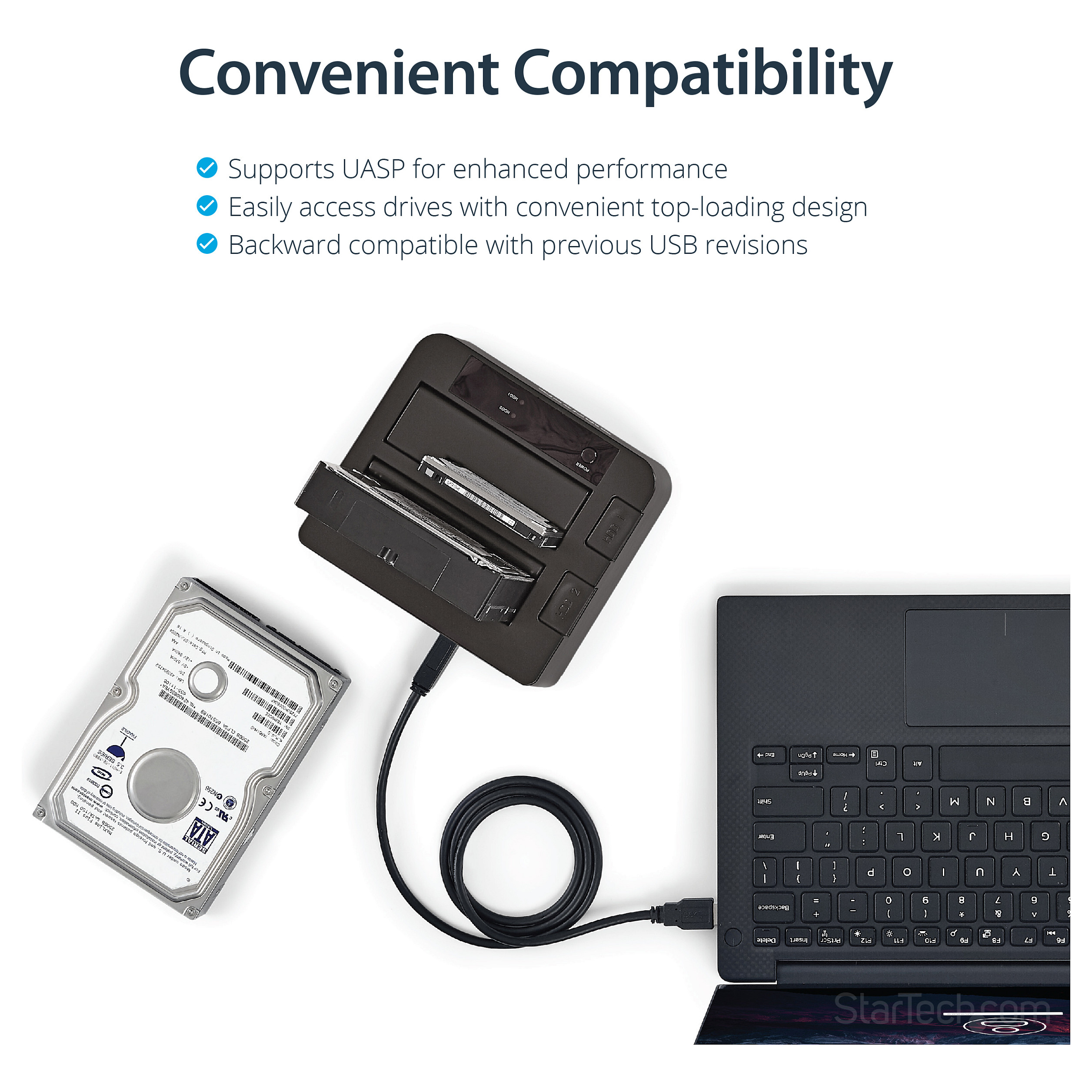 Docking Station StarTech USB 3.1 GEN 2 DUAL-BAY - 10