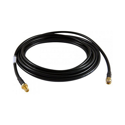 ALLNET LMR-195 5m R-SMA Male to Female Antenna Cable 500 cm Ohm Low Loss RF Cable for WiFi / LoRa / Helium IoT - 1
