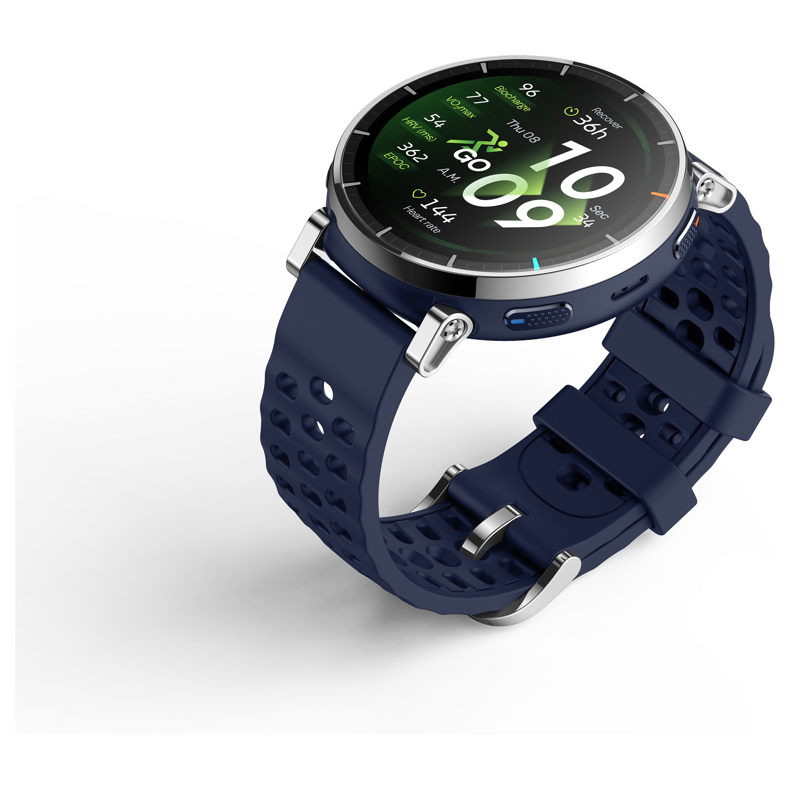 Orë e mençur Amazfit Active 3 Premium / HYROX Mode / 45mm – Blu e Errët - 6