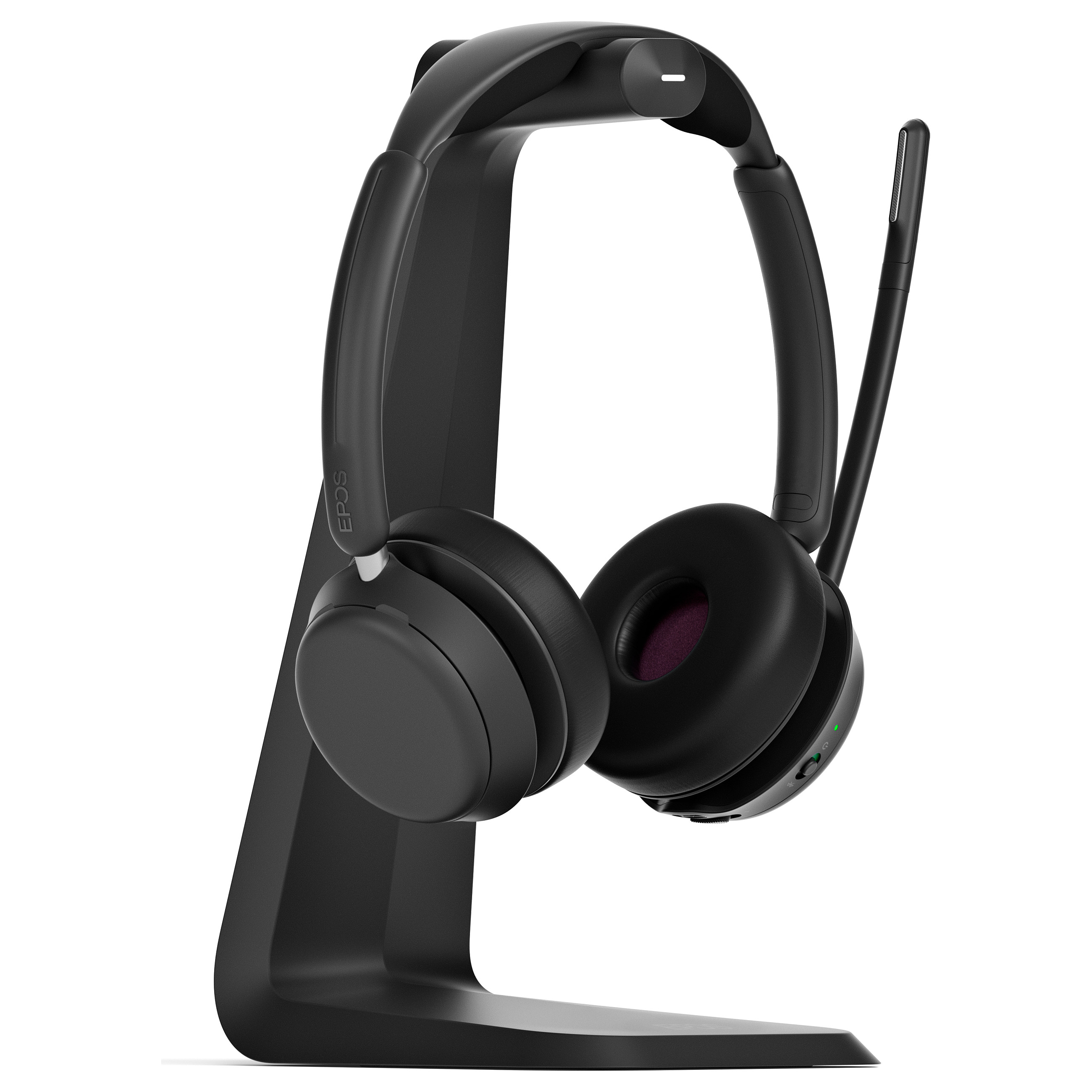 Kufje pa kabllo EPOS IMPACT 1061 / Bluetooth / USB-A / Business Headset / 3 Mikrofona / Me bazë karikimi – Zezë - 10