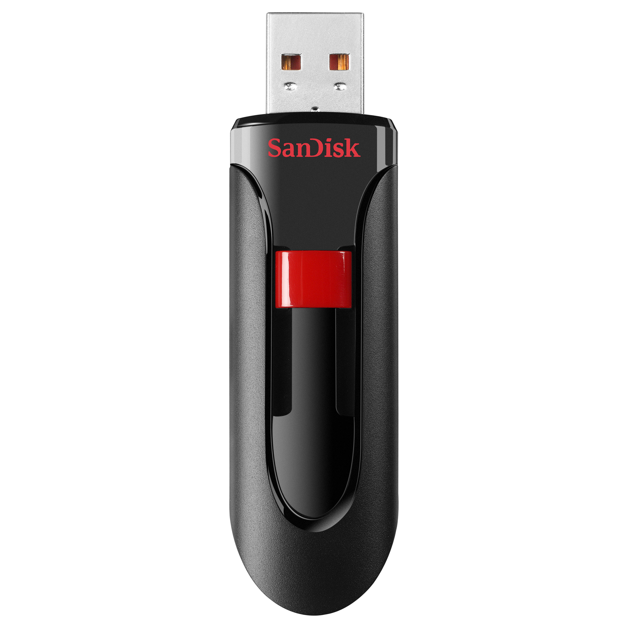 USB Flash Drive SanDisk Cruzer Glide / SDCZ60-128G-B35 / 128GB / USB 2.0 / SecureAccess - Zezë/Kuqe