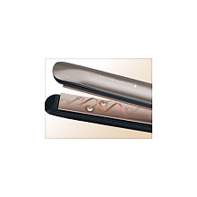 Drejtuese për flokë Remington Keratin Therapy Pro S8590 / Keratin Ceramic / Heat Protection Sensor / 230°C / 5 Nivele – Bronzë - 2