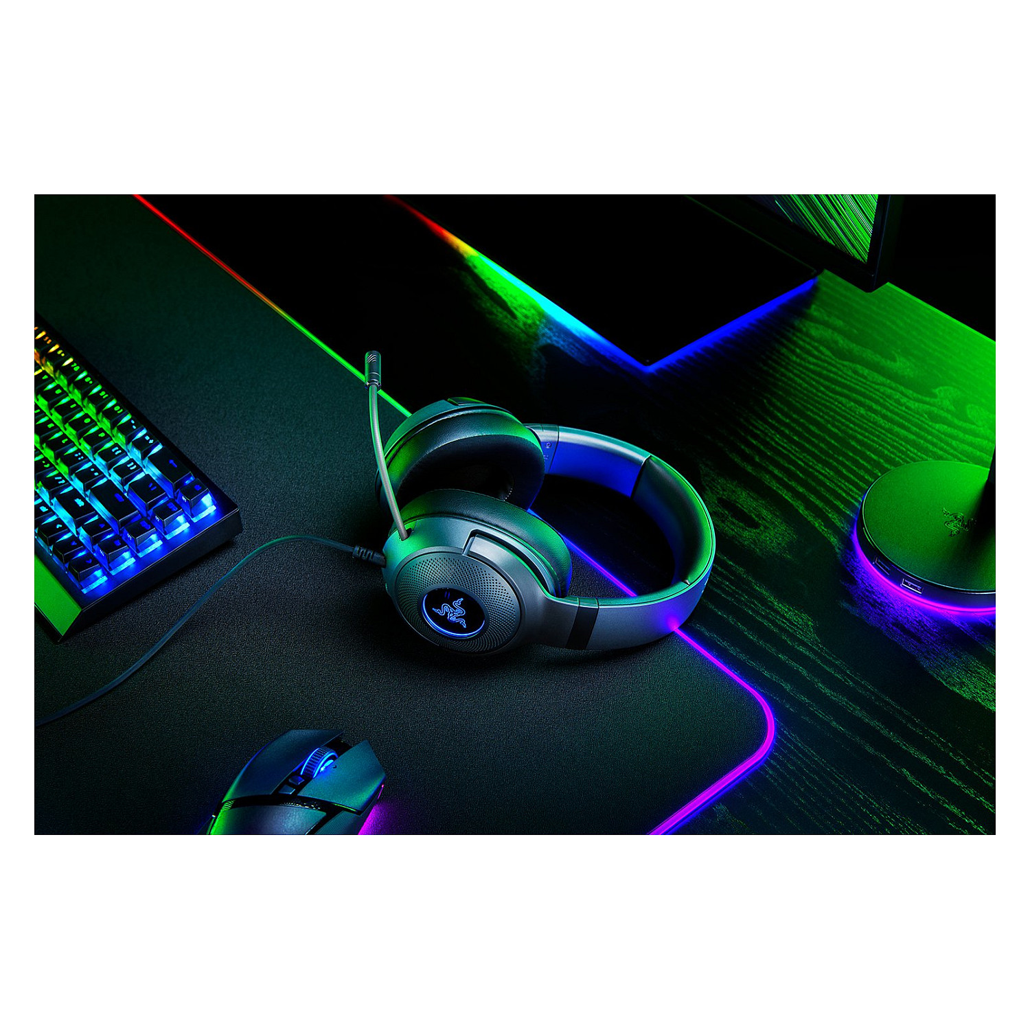 Kufje Gaming Razer Kraken V3 X Headset / Over‑Ear / Wired - Zezë - 3