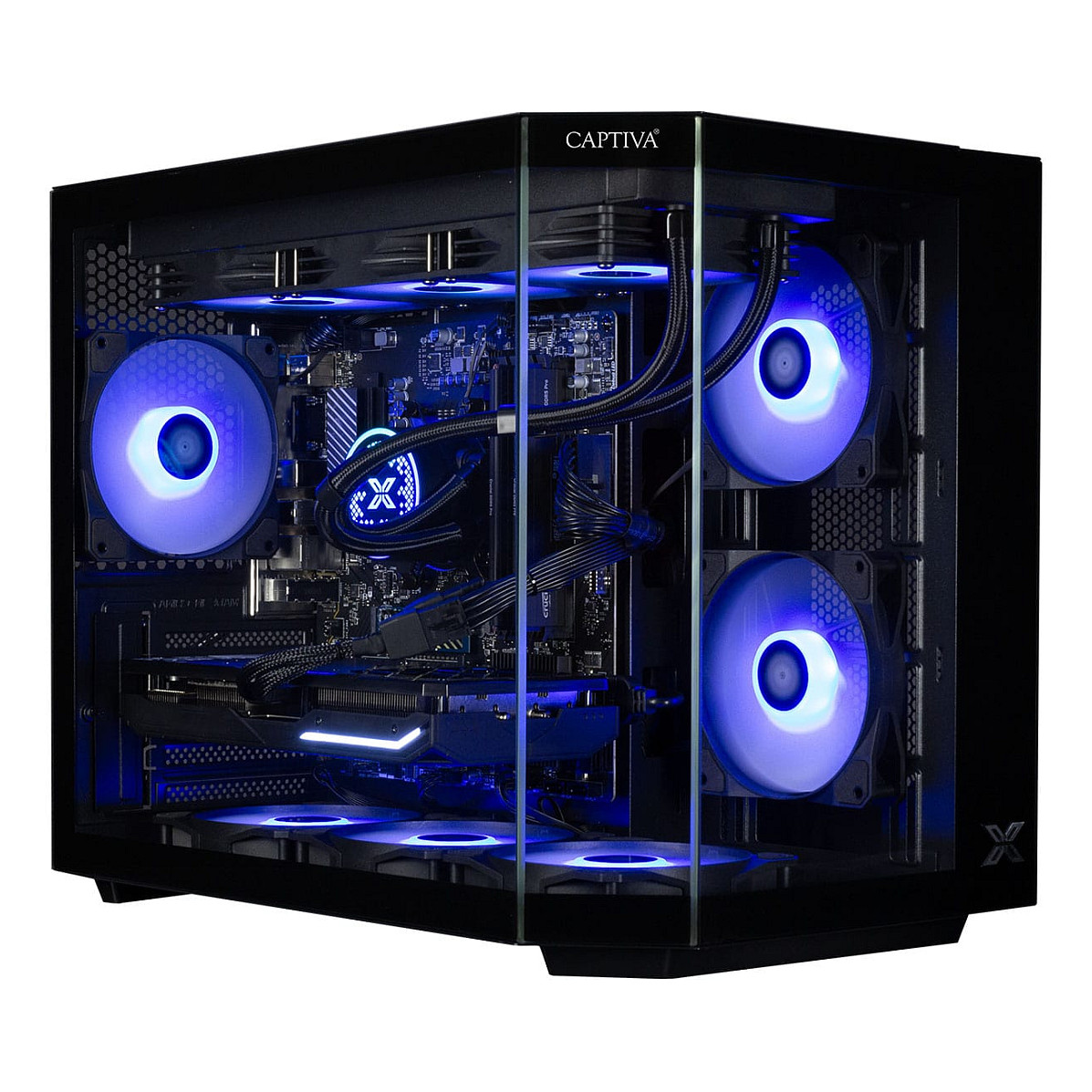 Kompjuter Gaming Captiva Highend Gaming R90-031 / Ryzen 7 5700X / 32GB DDR4 / 1TB / RTX 5070 12GB - Zezë
