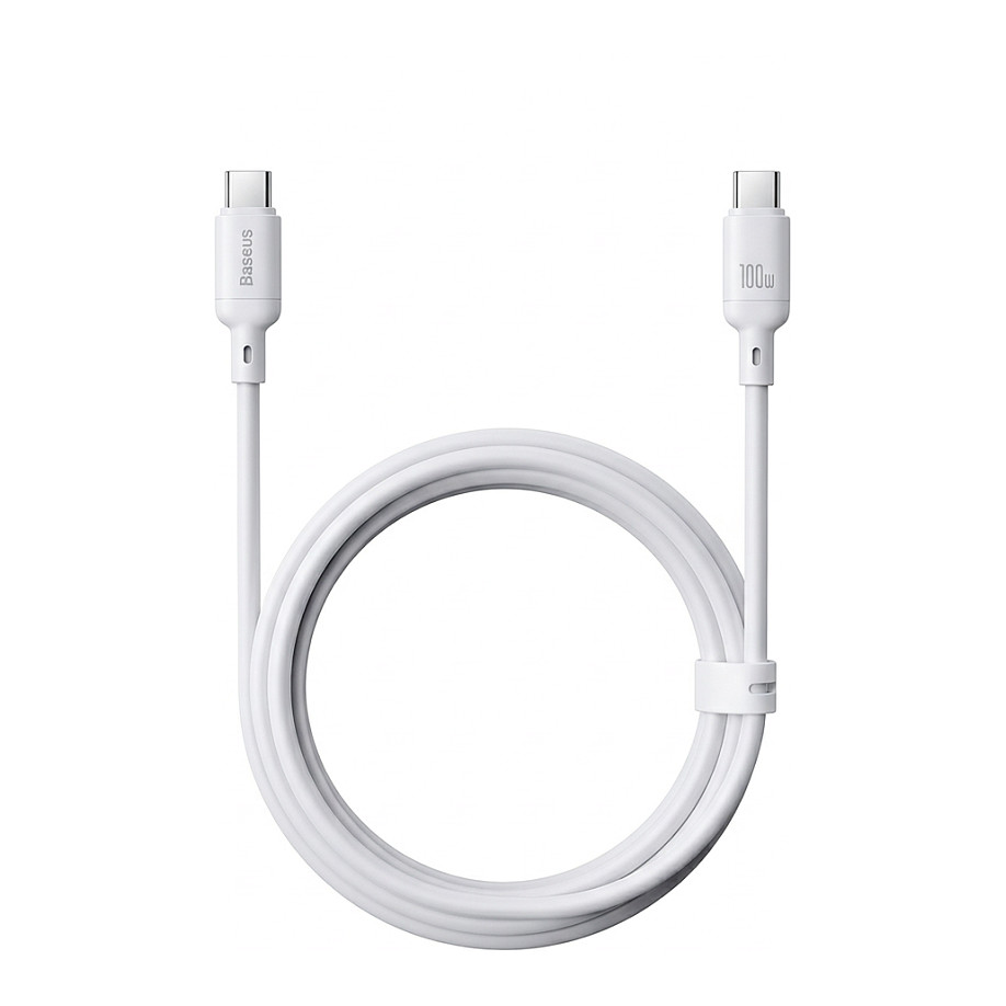 Kabllo USB Baseus Silky Series CB000114 / USB-C në USB-C / USB 2.0 / 480Mbps / 2m – Zezë