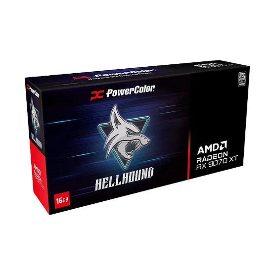 Kartelë Grafike AMD RX 9070 XT 16GB PowerColor Hellhound GDDR6 3Fan - 7